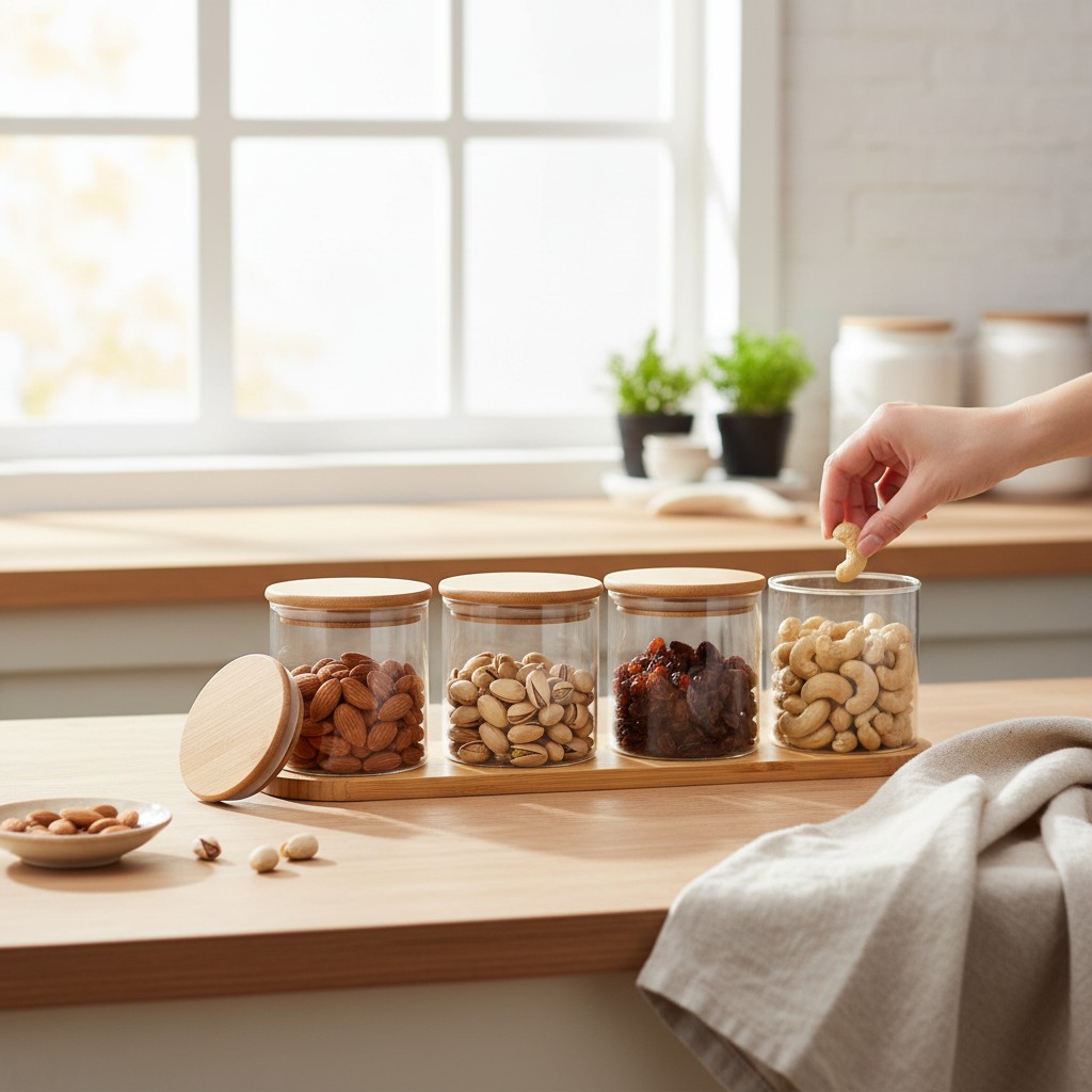 Glass Cookie Jar