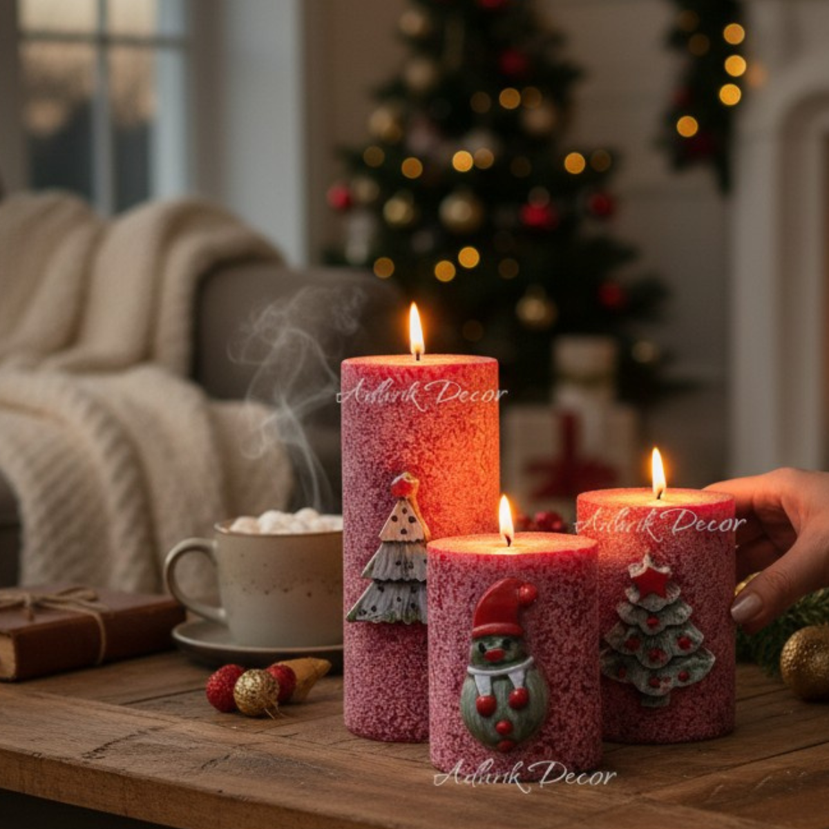 Handcrafted Pillar Wax Candle