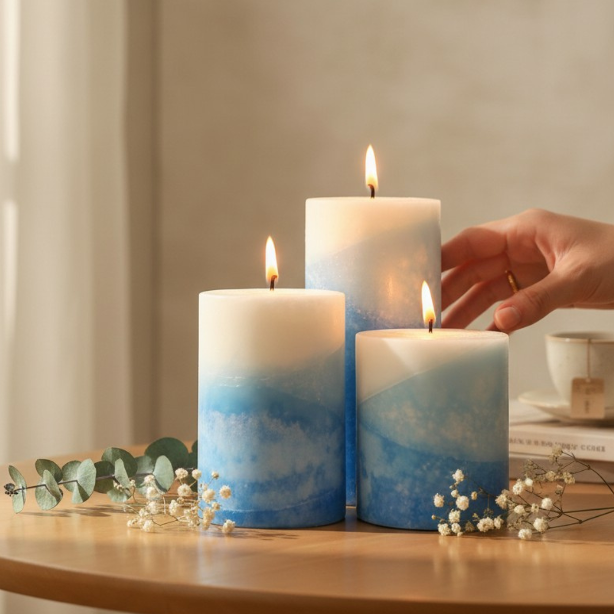 Luxury Pillar Wax Candle