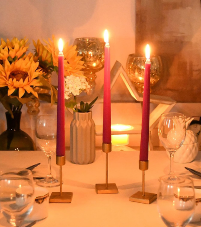 Stylish Taper Candle Design